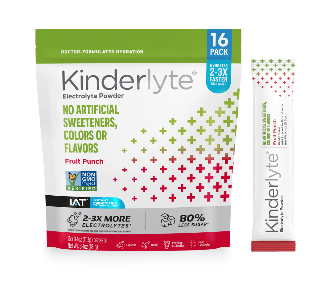 Keylyte KinderLyte Electrolyte Drink Mix Powder Fruit Punch