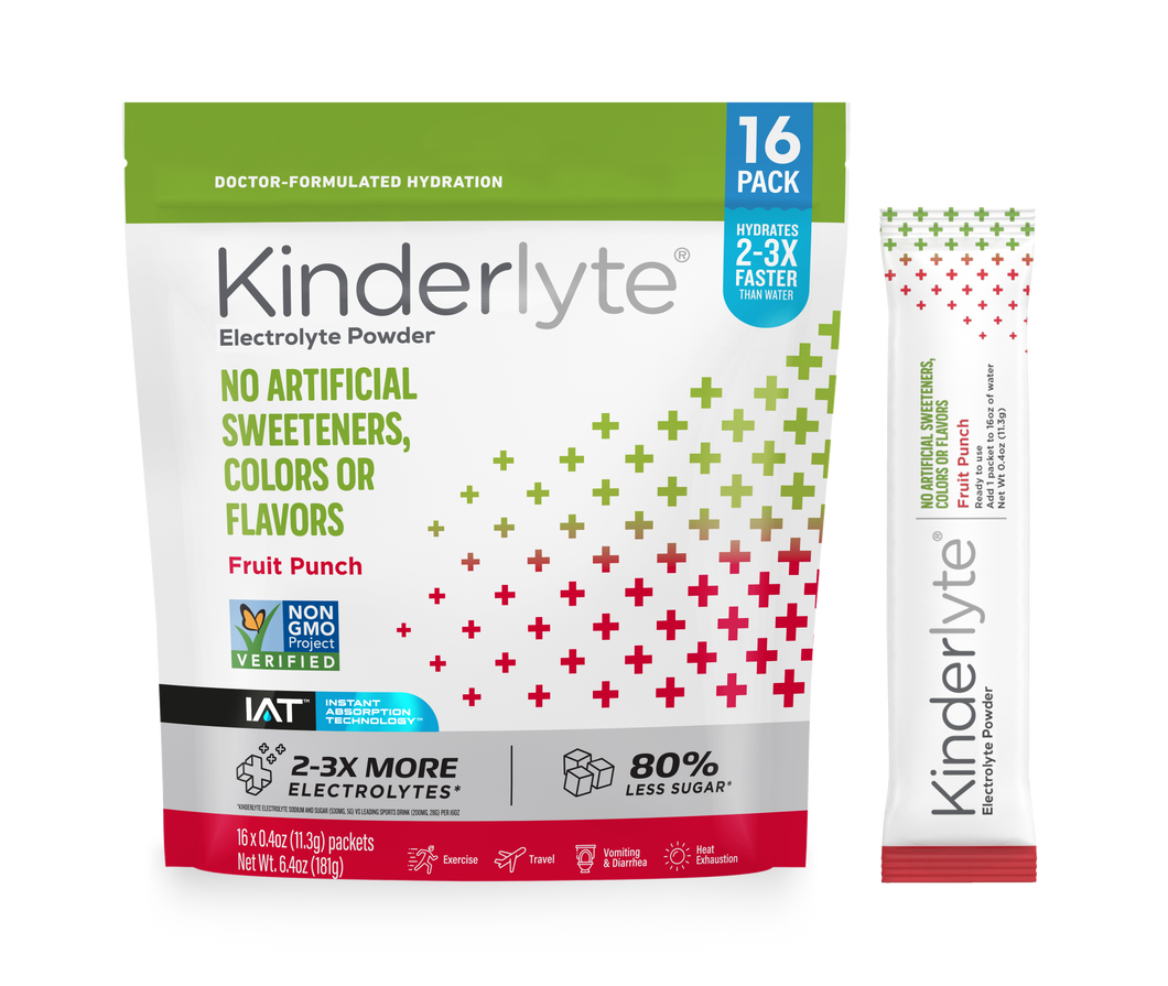 KinderLyte® 16ct Electrolyte Powder Fruit Punch