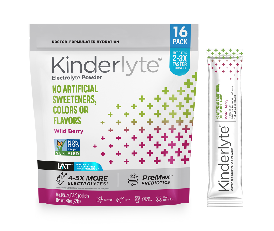 KinderLyte® 16ct Advanced Electrolyte Powder Wild Berry
