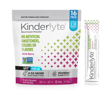 Load image into Gallery viewer, KinderLyte® 16ct Advanced Electrolyte Powder Wild Berry