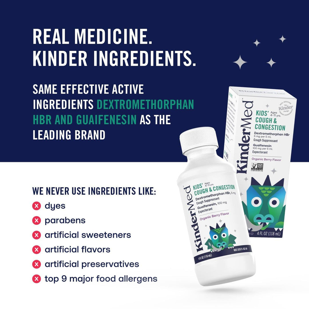 KinderMed™ Kids’ Cough & Cold Medicine Kinderfarms