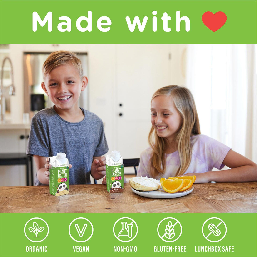 Introducing the First Kids Organic Plant Protein Nutrition Shakes