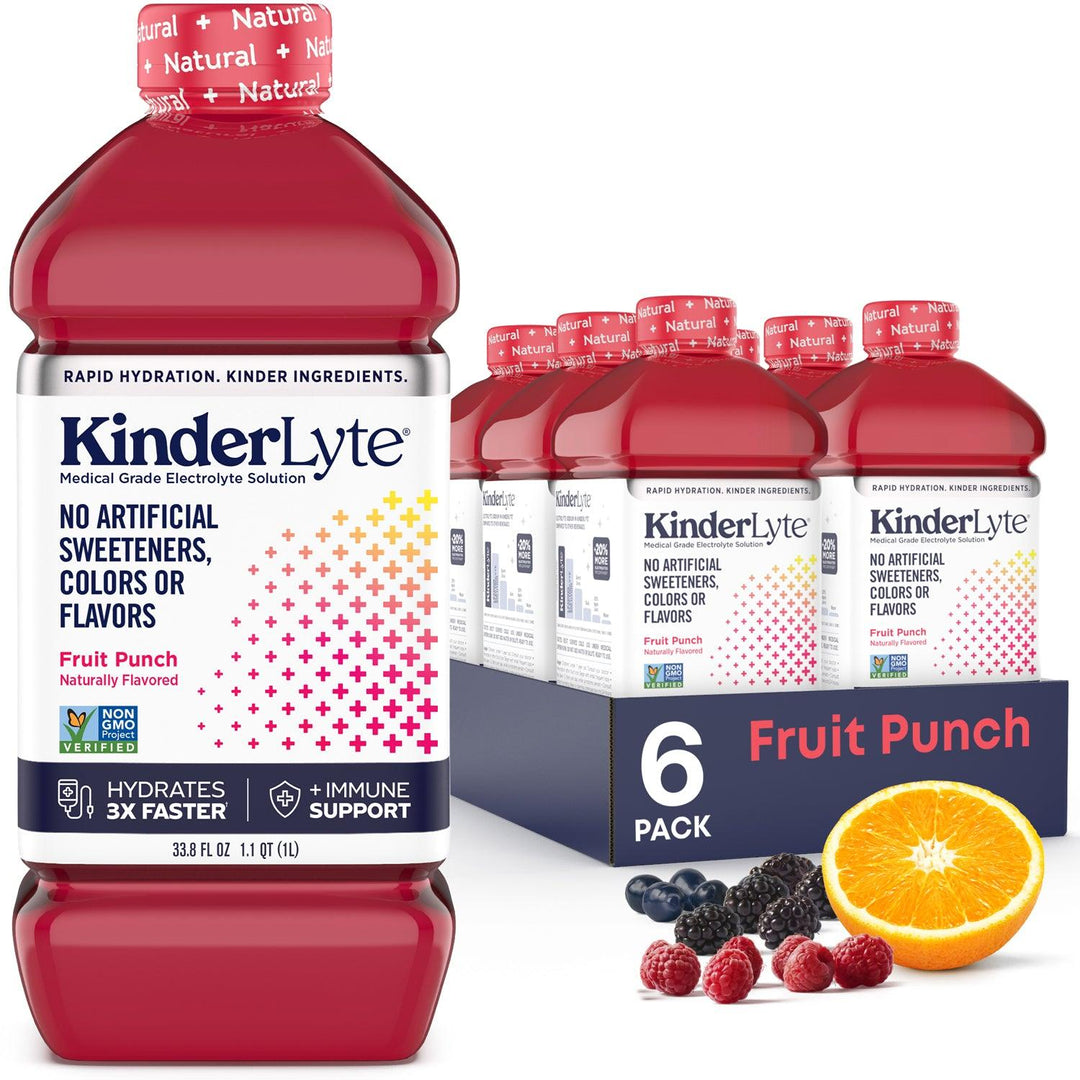 Copy of Kinderlyte® Oral Electrolyte Solution Fruit Punch Kinderfarms 