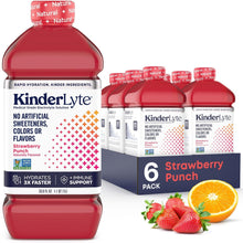 Load image into Gallery viewer, KinderLyte® Oral Electrolyte Solution Strawberry Punch Kinderfarms 