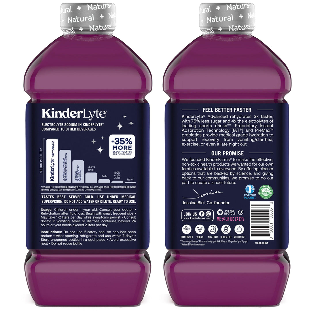 KinderLyte® Advanced Oral Electrolyte Solution Wild Berry Kinderlyte 
