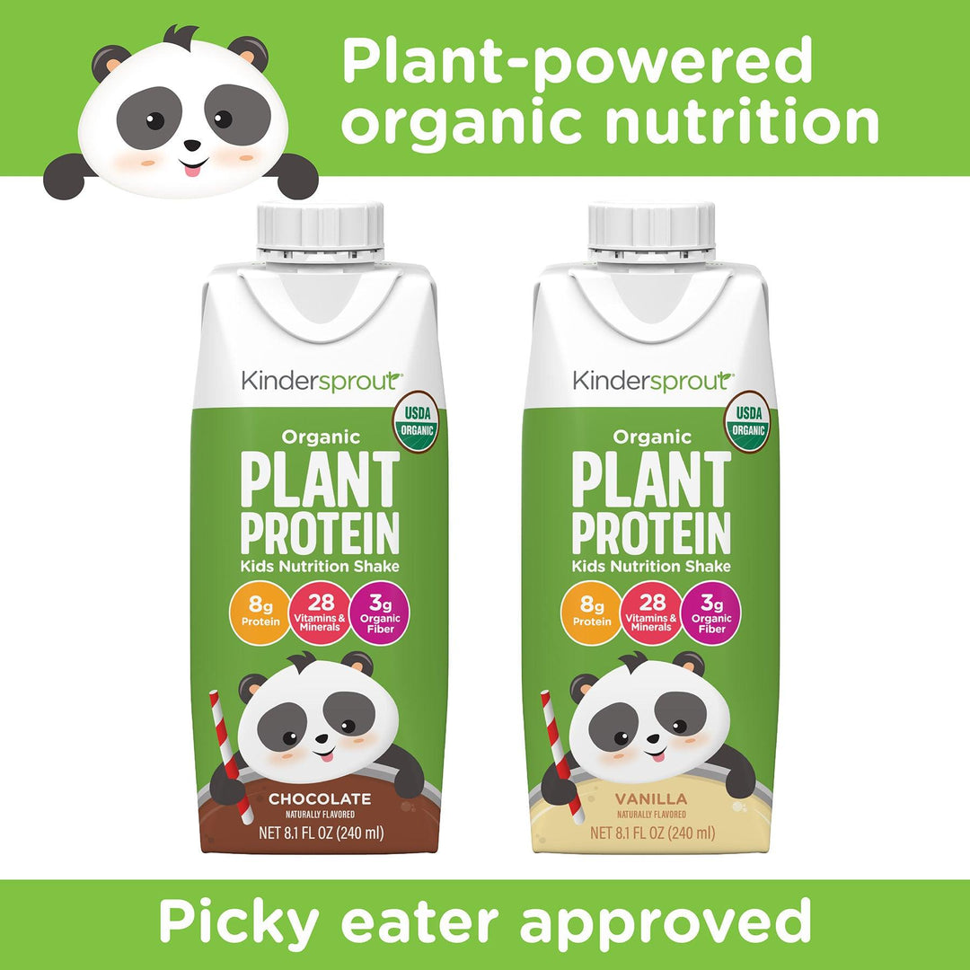 Kindersprout Organic Plant-Based Protein Nutrition Drink Kids Vanilla